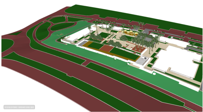 Landscaping BIM coordination model