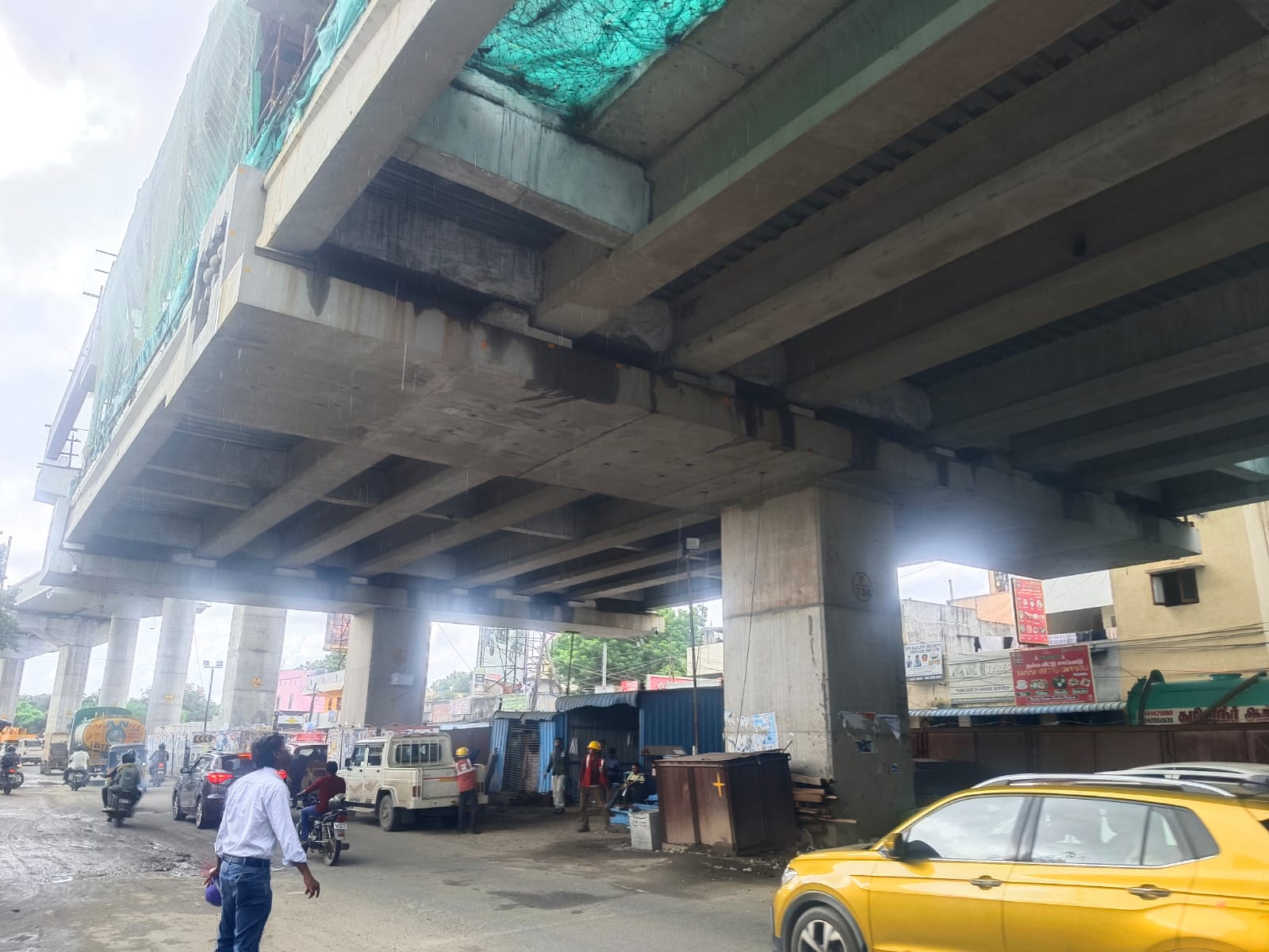 Metro station – Platform level deck slab scaffolding & formwork