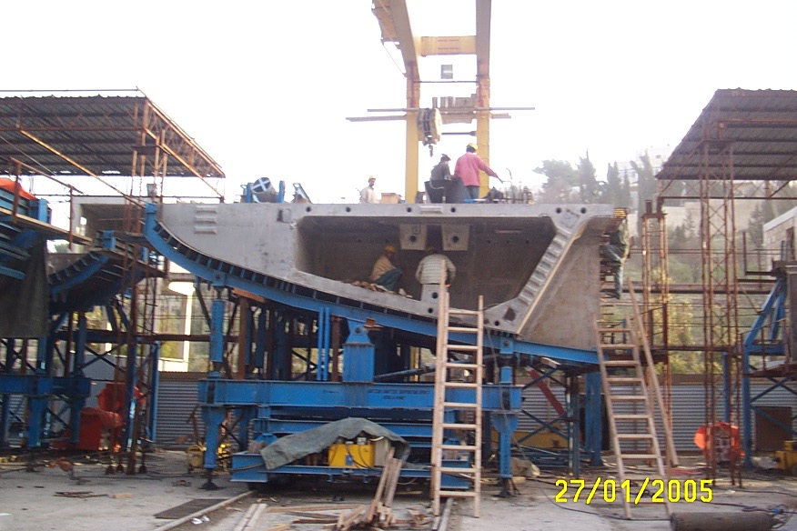 Wadi Abdoun Viaduct Construction